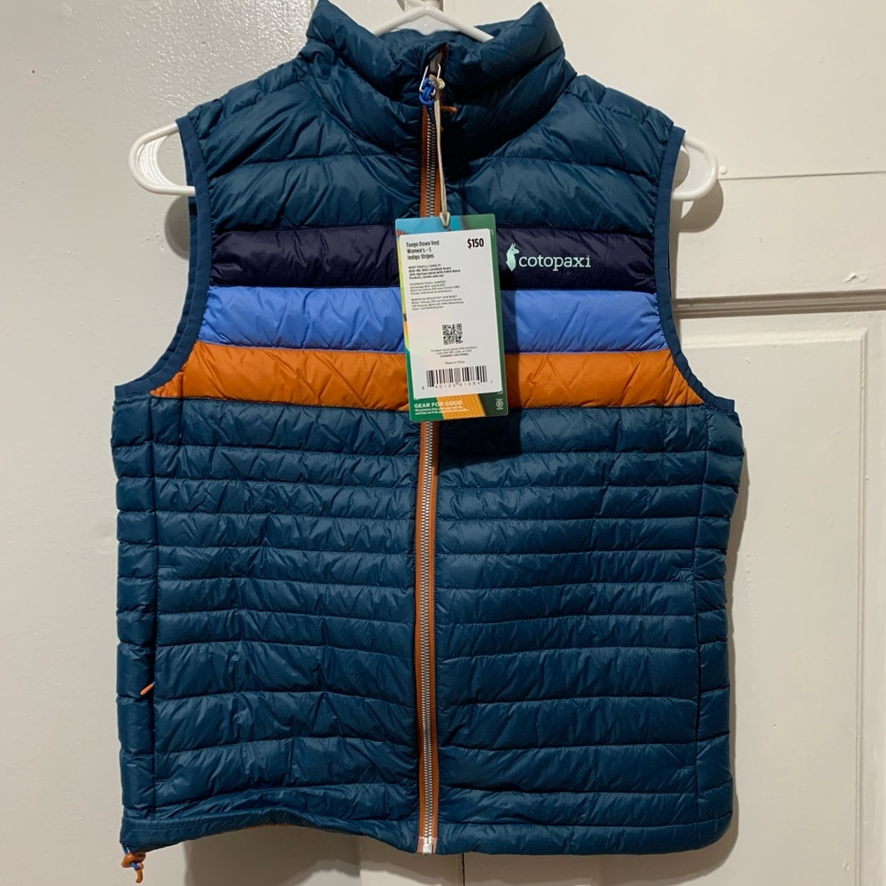 Cotopaki Fuego Down Vest Indigo Stripes